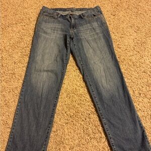 Eddie Bauer Women's Straight Leg Jeans in Faded Blue